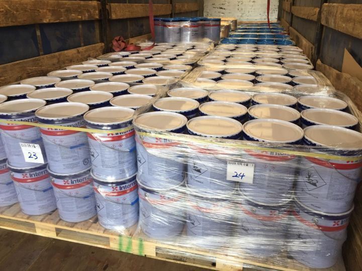 Товар - Эмаль ЭП-567 двухкомпонентная серо-голубая 50 кг 